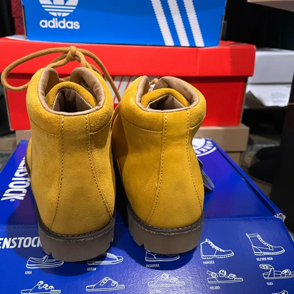 Birkenstock Yellow Boots Stylish Durable Comfort